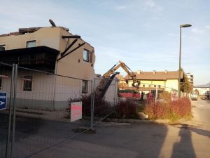 Abriss Südtiroler Siedlung NHT Wörgl November 2021. Foto: Veronika Spielbichler
