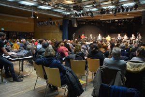 Podiumsdiskussion Gemeinderats- und Bürgermeister-Spitzenkandidaten am 22.2.2022. Foto: Veronika Spielbichler