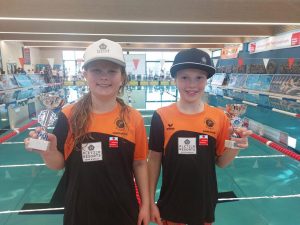 Die beiden erfolgreichen Nachwuchsschwimm-Talente Ann-Lea Knepper und Laurenz Pernhofer. Foto: Schwimmclub Wörgl/Knepper