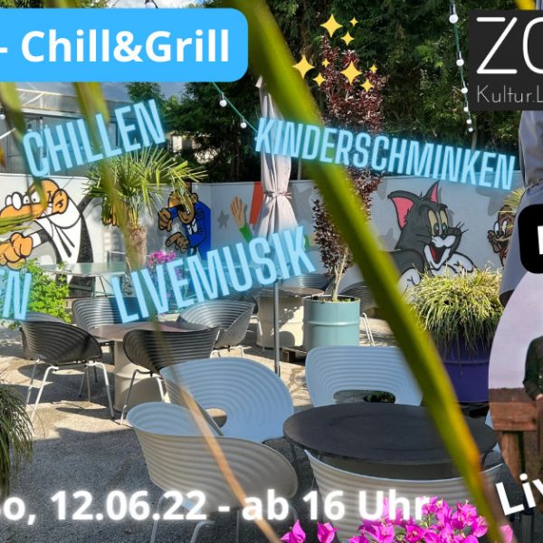 Vatertag 2022 in der ZONE Wörgl - Chill & Grill mit musikalischer Begleitung durch die Wörgler Band Boomerang. Foto: guggikalender.com