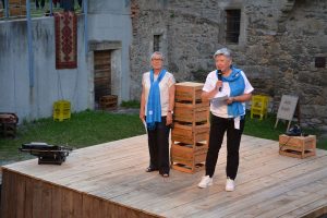 Burgfestspiele Reichenau - Premiere "Das Wunder von Wörgl" am 14.7.2022. Foto: Veronika Spielbichler