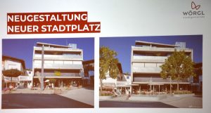 Neugestaltung Stadtplatz. Quelle: ppt Gemeinderatsitzung