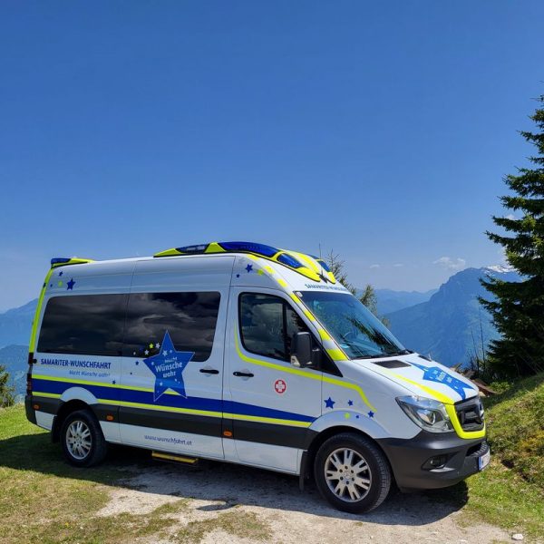 Seit heuer ist ein Samariterbund-Wunschfahrt-Fahrzeug in Kirchgichl stationiert. Foto: Samariterbund