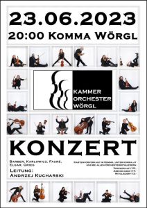 Das Kammerorchester Wörgl gibt am 23.6.2023 im Komma Wörgl ein klassisches Konzert. Foto: Kammerorchester Wörgl