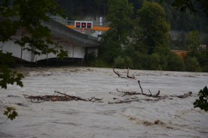 Inn-Hochwasser am 28. August 2023. Foto: Veronika Spielbichler