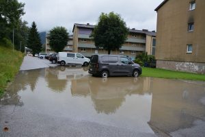 Inn-Hochwasser am 28. August 2023. Foto: Veronika Spielbichler