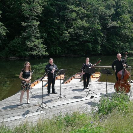 Das Streich-Holz-Quartett gastiert in Wörgl. Foto © Andreas Strohofer