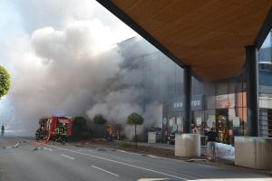 Brand beim Tedi-Markt 11. September 2023. Foto: Veronika Spielbichler