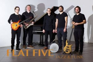 Das Wörgler Jazz-Quintett Flat Five ist am 21. Oktober 2023 bei der Jazz-Night in der Arche Noe in Kufstein zu hören. Foto: Flat Five