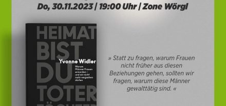 Lesung am 30.11.2023 in Wörgl. Foto: Wörgler Grüne
