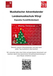 Musikalischer Adventkalender 2023. Foto: LMS Wörgl