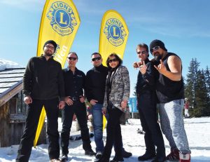 Rat Bat Blue sorgt beim Lions-Club-Schneefest 2024 wieder für Stimmung am Schatzberg! Foto: Lions-Club Wörgl
