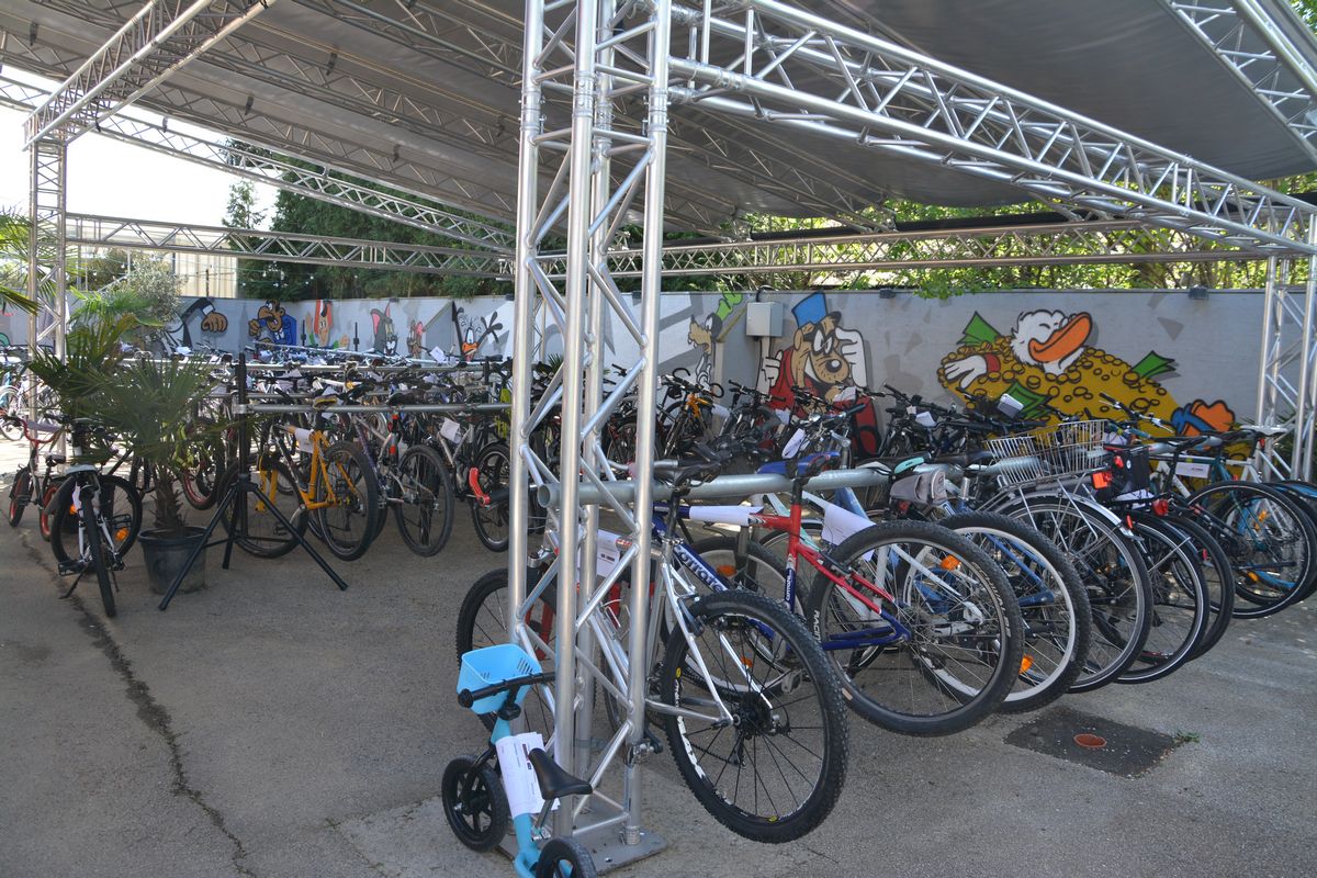 Fahrradbörse am 13.4.2024 in der ZONE Kultur.Leben.Wörgl. Foto: Veronika Spielbichler