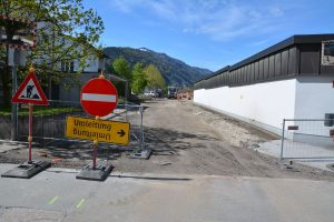Sanierung Sepp Gangl-Straße in Wörgl im Frühjahr 2024. Foto: Veronika Spielbichler