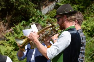 Theater auf der Alm am 10. August 2024 im Langen Grund in der Kelchsau. Foto: Veronika Spielbichler