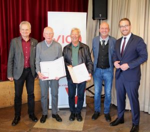 Ehrungen bei der Gewerkschaft am 28.10.2024. Foto: Wilhelm Maier