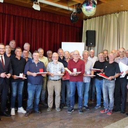 Ehrungen bei der Gewerkschaft am 28.10.2024. Foto: Wilhelm Maier