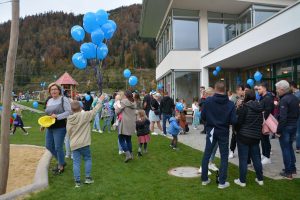 Eröffnungsfeier Volksschul- und Kindergartenerweiterung in Bruckhäusl am 25. Oktober 2024. Foto: Veronika Spielbichler