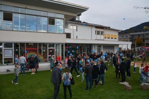 Eröffnungsfeier Volksschul- und Kindergartenerweiterung in Bruckhäusl am 25. Oktober 2024. Foto: Veronika Spielbichler