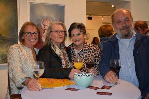 Wilhelm Lientscher und Adi Haaser - gemeinsame Bilderausstellung in der Galerie am Stadtplatz Oktober 2024. Foto: Veronika Spielbichler