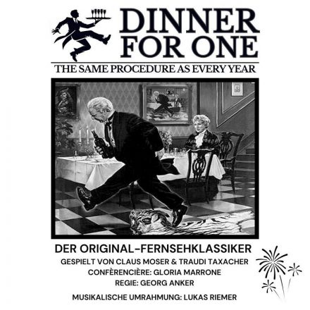 Der TheaterClub41 bringt zum Jahreswechsel 2024-25 im Theatron im Komma Wörgl den britischen Silvesterklassiker "Dinner for one" auf die Bühne. Foto: Komma Kultur