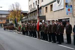 Kriegsopfer-Gedenken der Traditionsvereine am 3.11.2024 in Wörgl. Foto: Veronika Spielbichler