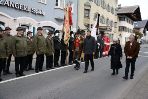 Kriegsopfer-Gedenken der Traditionsvereine am 3.11.2024 in Wörgl. Foto: Veronika Spielbichler