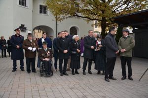 Kriegsopfer-Gedenken der Traditionsvereine am 3.11.2024 in Wörgl. Foto: Veronika Spielbichler