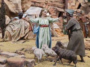 Detail aus der "Museums-Krippe" von Johann Seisl in der neuen Dalln-Kapelle in Wörgl. Foto: Veronika Spielbichler