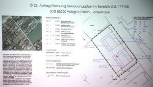 Wohnbauprojekt in der Ladestraße. Grafik: Präsentation Stadtbauamt