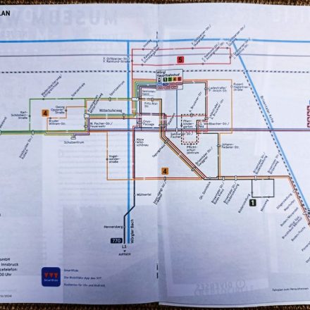 Ab 3.2.2025 gibt´s in Wörgl einen neuen Citybus-Fahrplan. Details zu Linienführung und Zeiten sind im Februar-Stadtmagazin abgebildet. Grafik: Stadtmagazin Wörgl