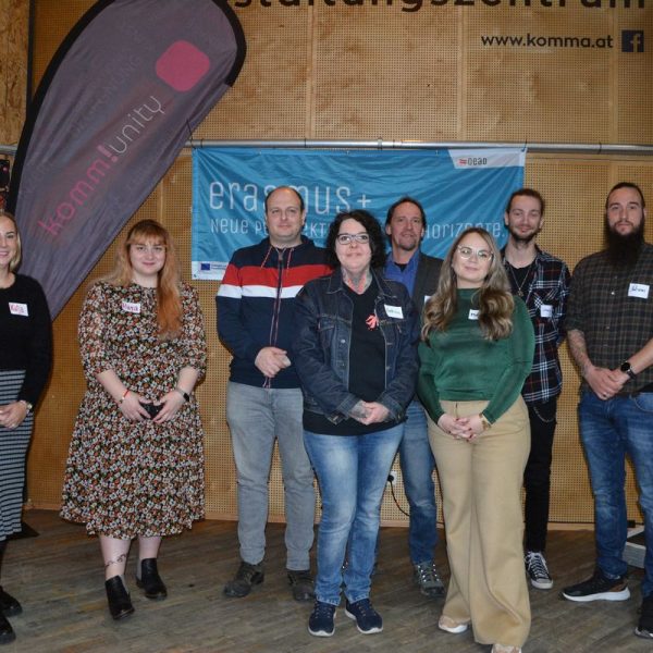 Pressekonferenz vom Verein komm!unity zu Agora NextGen am 5.3.2025 im Komma Wörgl. Foto: Veronika Spielbichler