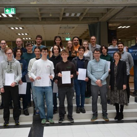 Physik-Olympiade am BRG Wörgl - Siegerehrung Landesfinale am 26.2.2025. Foto: Veronika Spielbichler