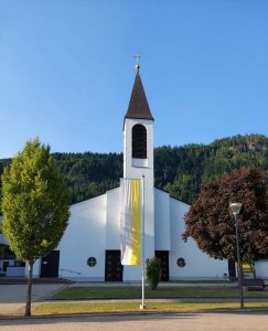 In der Holzmeisterkirche Bruckhäusl gibt es am 23. Mai 2025 ein Programm zur "Langen Nacht der Kirchen". Foto: Pfarre Bruckhäusl.