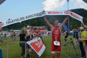 Tjebbe Kaindl war 2023 Sieger über die Olympia-Distanz beim Triathlon in Kirchbichl. Foto: privat