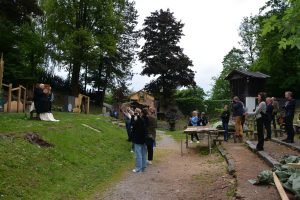 Pressekonferenz der Rattenberger Schlossbergspiele zu "Vollmond - Ein Land jagt den Wolf" am 21.5.2025. Foto: Veronika Spielbichler