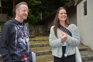 Pressekonferenz der Rattenberger Schlossbergspiele zu "Vollmond - Ein Land jagt den Wolf" am 21.5.2025. Foto: Veronika Spielbichler