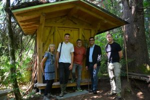 Feuchtbiotop Filz - neue Schutzgebietsbetreuer im Juni 2025. Foto: Veronika Spielbichler
