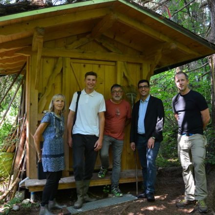 Feuchtbiotop Filz - neue Schutzgebietsbetreuer im Juni 2025. Foto: Veronika Spielbichler