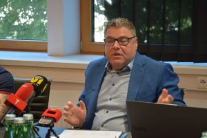 Pressekonferenz Wörgler Badl am 24.6.2025. Foto: Veronika Spielbichler