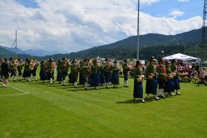 Marschmusik-Bewertung Unterinntaler Musikbund am 12.7.2025 in Bruckhäusl. Foto: Veronika Spielbichler