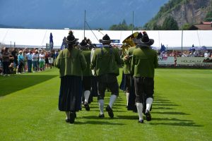 Marschmusik-Bewertung Unterinntaler Musikbund am 12.7.2025 in Bruckhäusl. Foto: Veronika Spielbichler