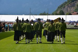 Marschmusik-Bewertung Unterinntaler Musikbund am 12.7.2025 in Bruckhäusl. Foto: Veronika Spielbichler