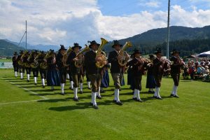 Marschmusik-Bewertung Unterinntaler Musikbund am 12.7.2025 in Bruckhäusl. Foto: Veronika Spielbichler