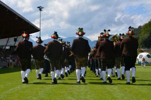 Marschmusik-Bewertung Unterinntaler Musikbund am 12.7.2025 in Bruckhäusl. Foto: Veronika Spielbichler