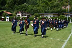 Marschmusik-Bewertung Unterinntaler Musikbund am 12.7.2025 in Bruckhäusl. Foto: Veronika Spielbichler