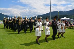 Marschmusik-Bewertung Unterinntaler Musikbund am 12.7.2025 in Bruckhäusl. Foto: Veronika Spielbichler
