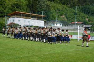 Marschmusik-Bewertung Unterinntaler Musikbund am 12.7.2025 in Bruckhäusl. Foto: Veronika Spielbichler