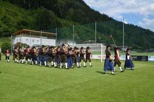 Marschmusik-Bewertung Unterinntaler Musikbund am 12.7.2025 in Bruckhäusl. Foto: Veronika Spielbichler