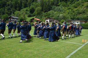 Marschmusik-Bewertung Unterinntaler Musikbund am 12.7.2025 in Bruckhäusl. Foto: Veronika Spielbichler